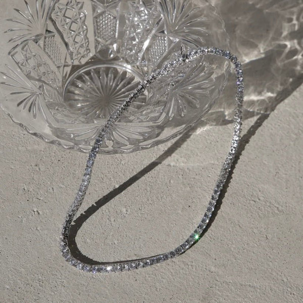 4MM TENNIS NECKLACE - Ermoleve