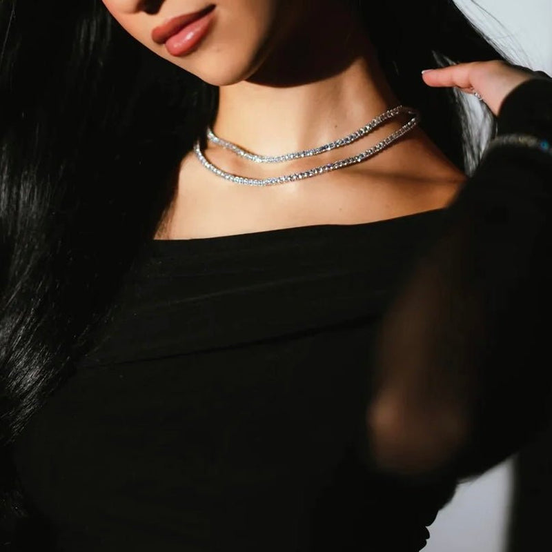 4MM TENNIS NECKLACE - Ermoleve