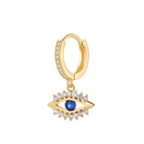 BLUE EYE EARRINGS - Ermoleve