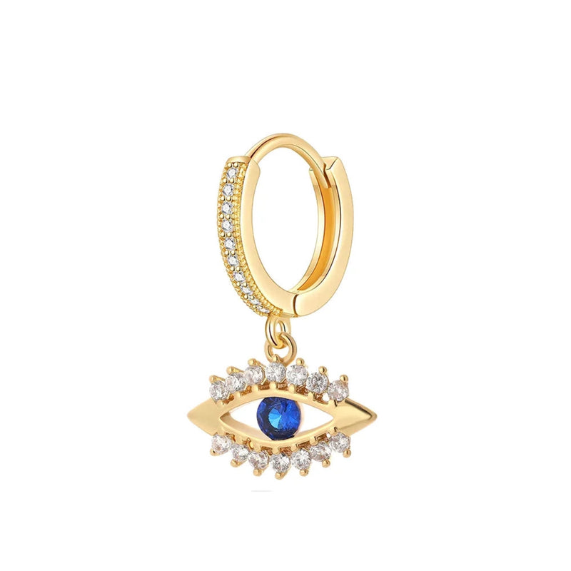 BLUE EYE EARRINGS - Ermoleve