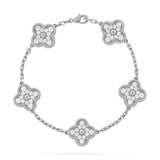 DIAMOND CLOVER BRACELET - Ermoleve