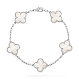 WHITE CLOVER BRACELET - Ermoleve