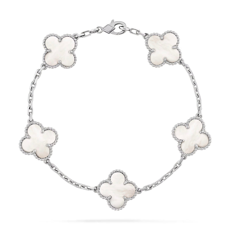 WHITE CLOVER BRACELET - Ermoleve