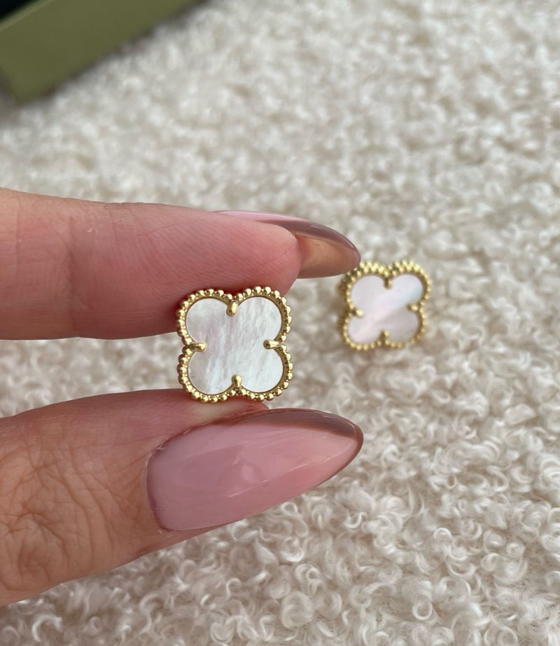 CLOVER CLIP EARRINGS - Ermoleve