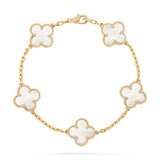 WHITE CLOVER BRACELET - Ermoleve