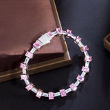 PINK TENNIS BRACELET - Ermoleve