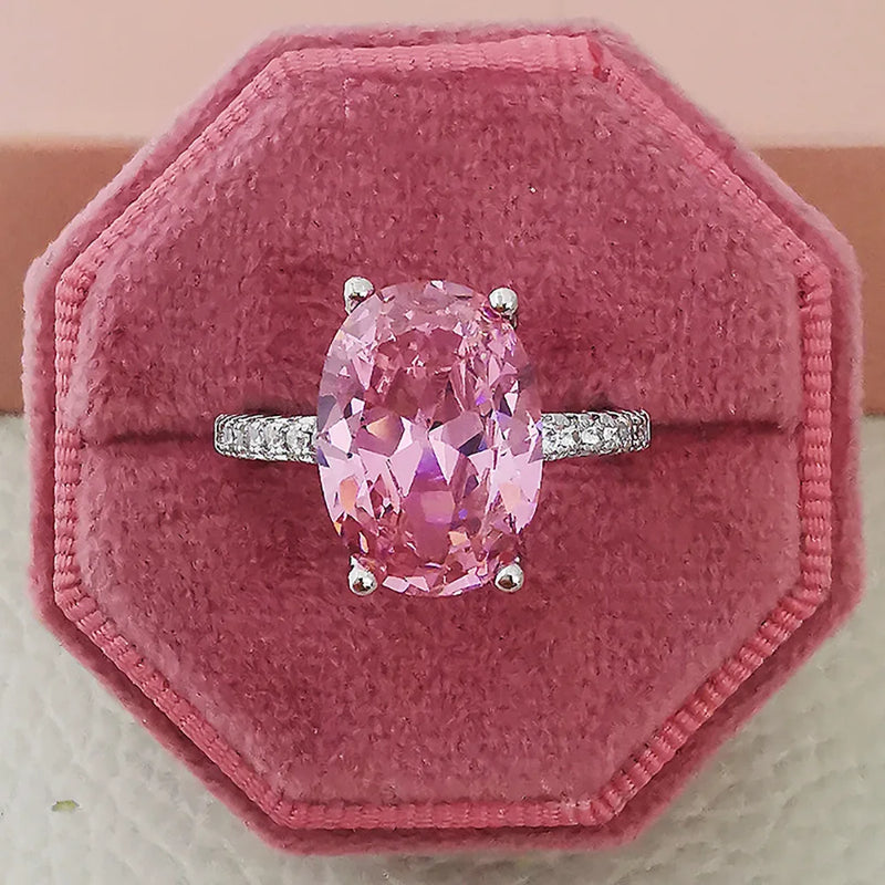 pink emerald engagement rings