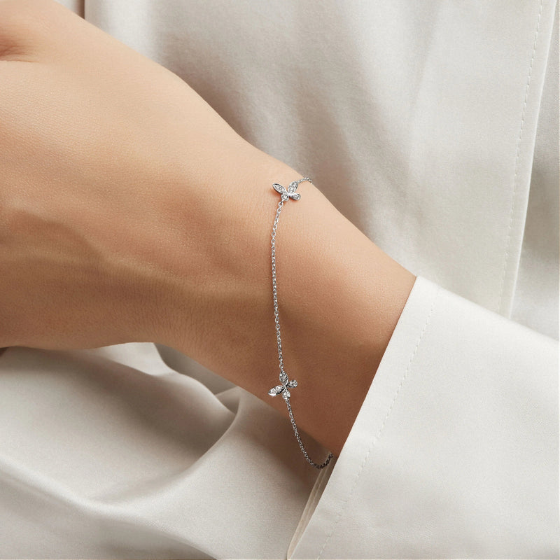 Butterfly Crystal Bracelet - Ermoleve