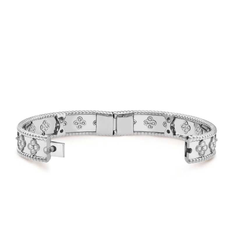 CLOVER BANGLE BRACELET - Ermoleve