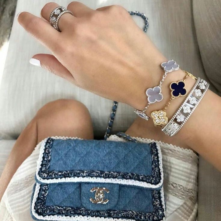 CLOVER BANGLE BRACELET - Ermoleve