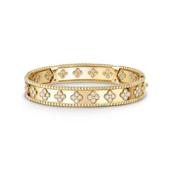 CLOVER BANGLE BRACELET - Ermoleve