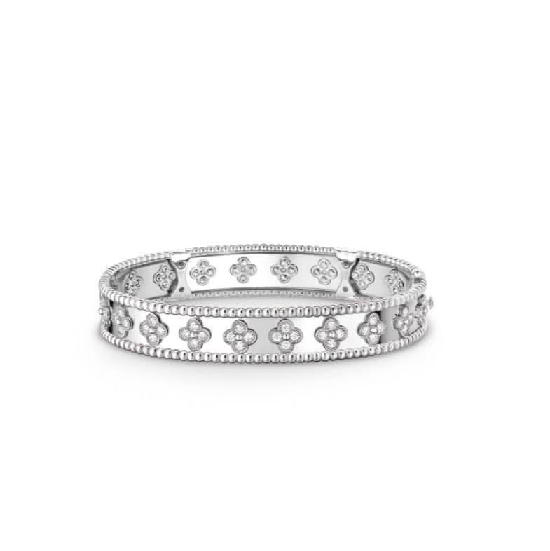 Chrysalini Mati Clover Bangle- EB6033