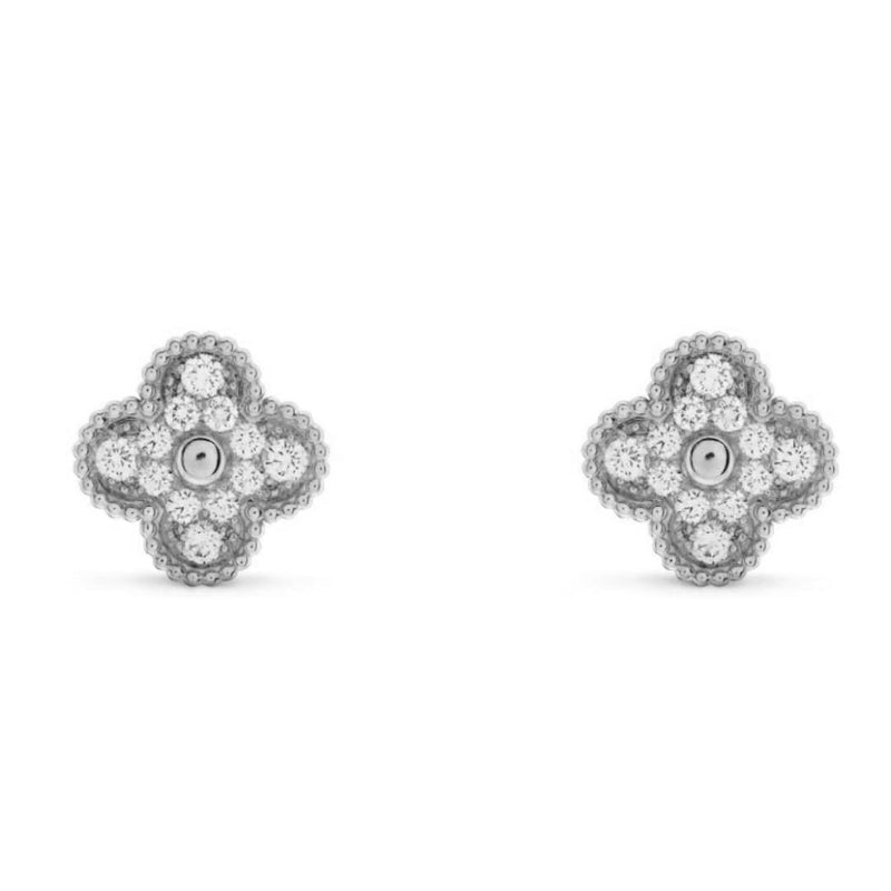 CLOVER CLIP EARRINGS - Ermoleve