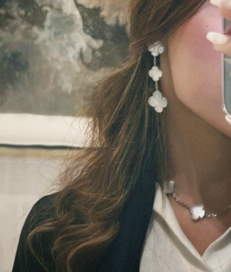 CLOVER EXTENDED EARRINGS - Ermoleve