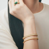 CRYSTAL BANGLE BRACELET - Ermoleve