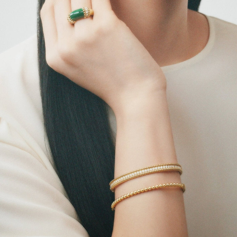 CRYSTAL BANGLE BRACELET - Ermoleve
