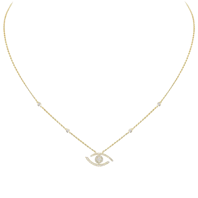 CRYSTAL EVIL EYE NECKLACE - Ermoleve