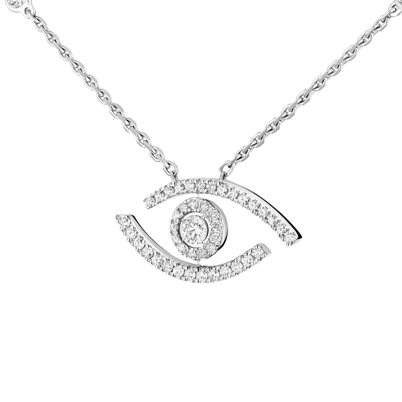 CRYSTAL EVIL EYE NECKLACE - Ermoleve