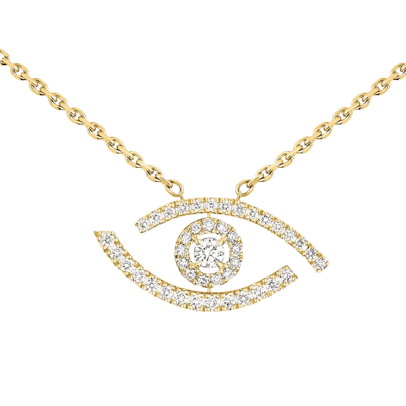 CRYSTAL EVIL EYE NECKLACE - Ermoleve