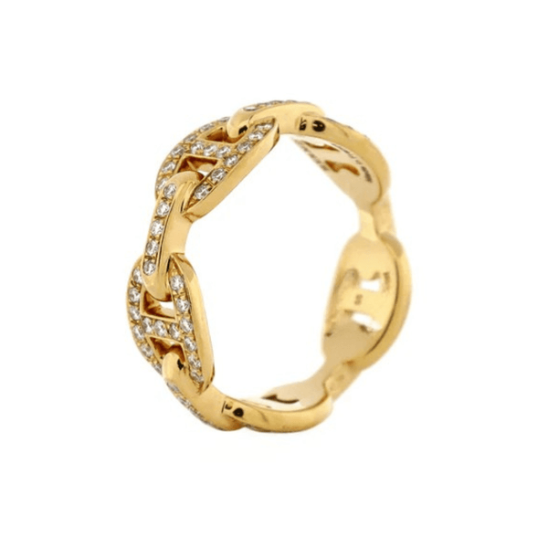 CRYSTAL LINK RING - Ermoleve