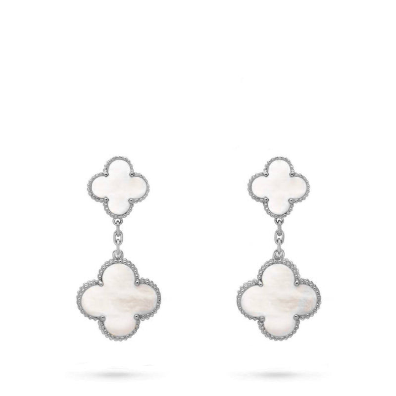 DUO CLOVER EARRINGS - Ermoleve