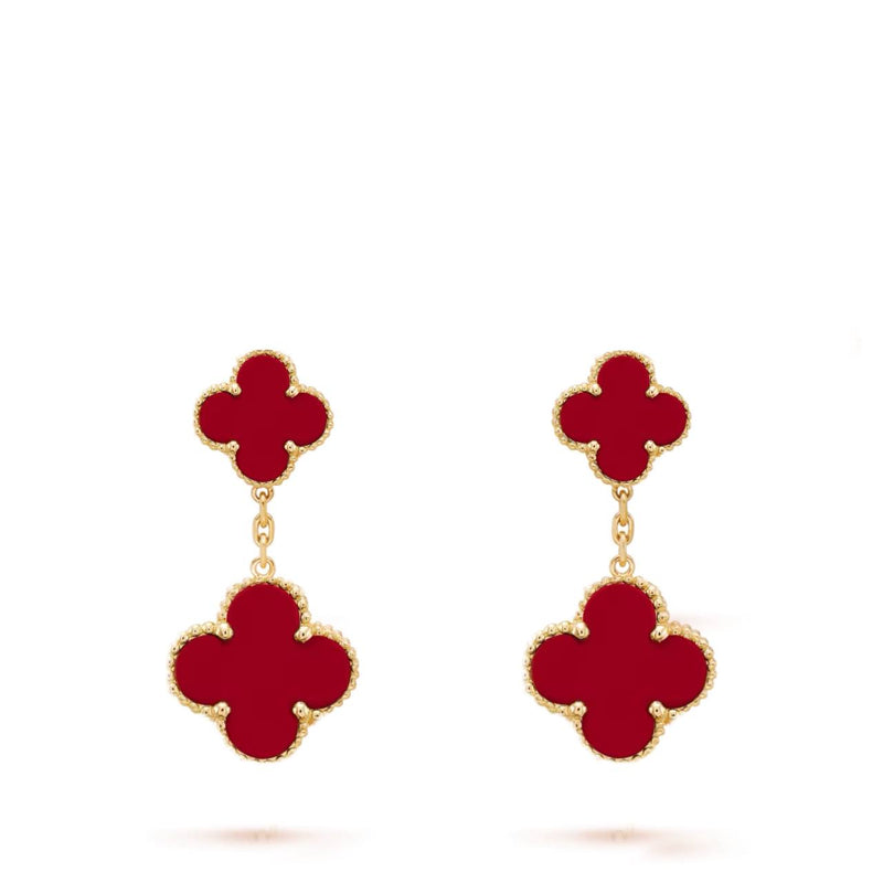 DUO CLOVER EARRINGS - Ermoleve