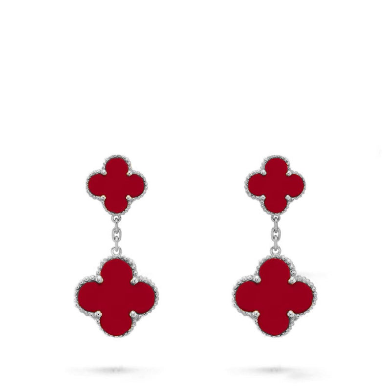 DUO CLOVER EARRINGS - Ermoleve
