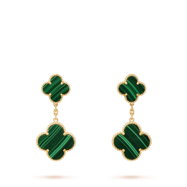 DUO CLOVER EARRINGS - Ermoleve