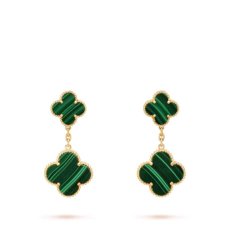 DUO CLOVER EARRINGS - Ermoleve