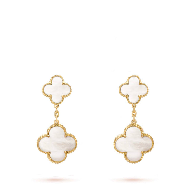 DUO CLOVER EARRINGS - Ermoleve