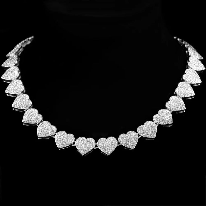 ICED LOVE NECKLACE - Ermoleve