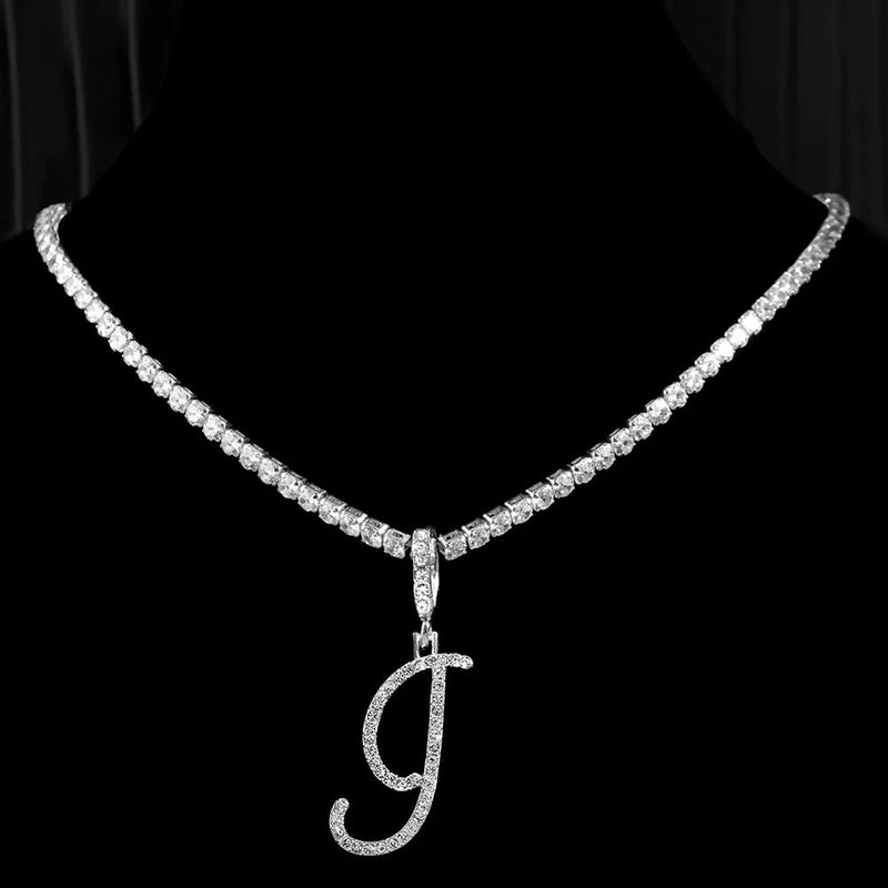 ICY INITIAL NECKLACE - Ermoleve