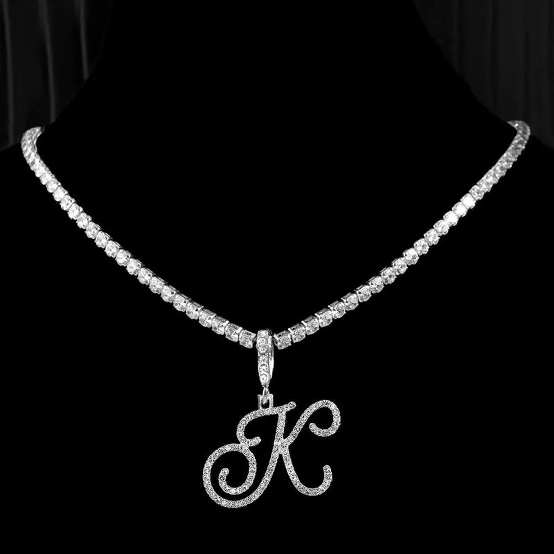 ICY INITIAL NECKLACE - Ermoleve