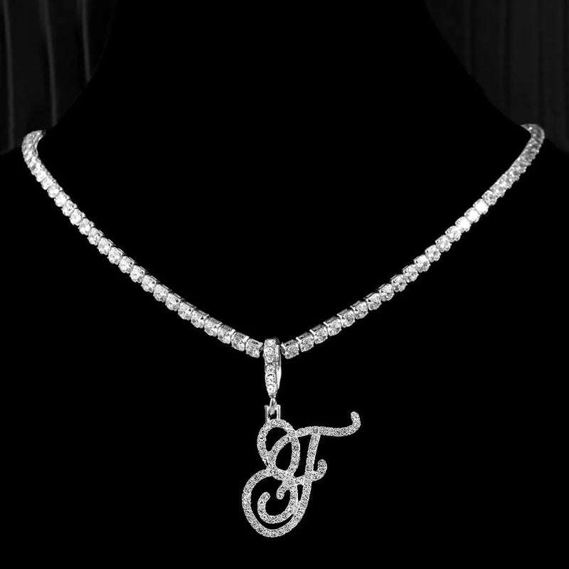ICY INITIAL NECKLACE - Ermoleve