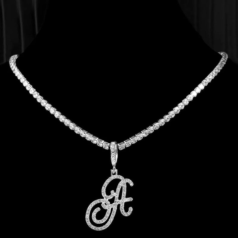 ICY INITIAL NECKLACE - Ermoleve