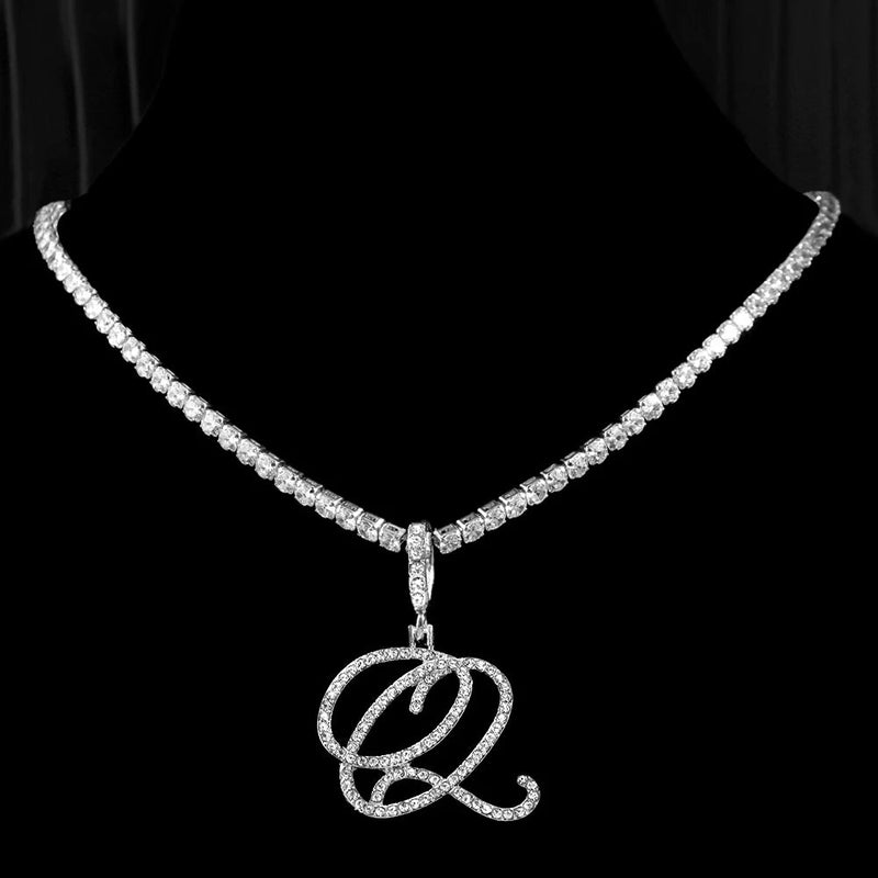 ICY INITIAL NECKLACE - Ermoleve
