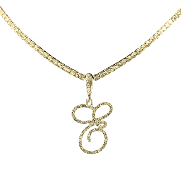 ICY INITIAL NECKLACE - Ermoleve