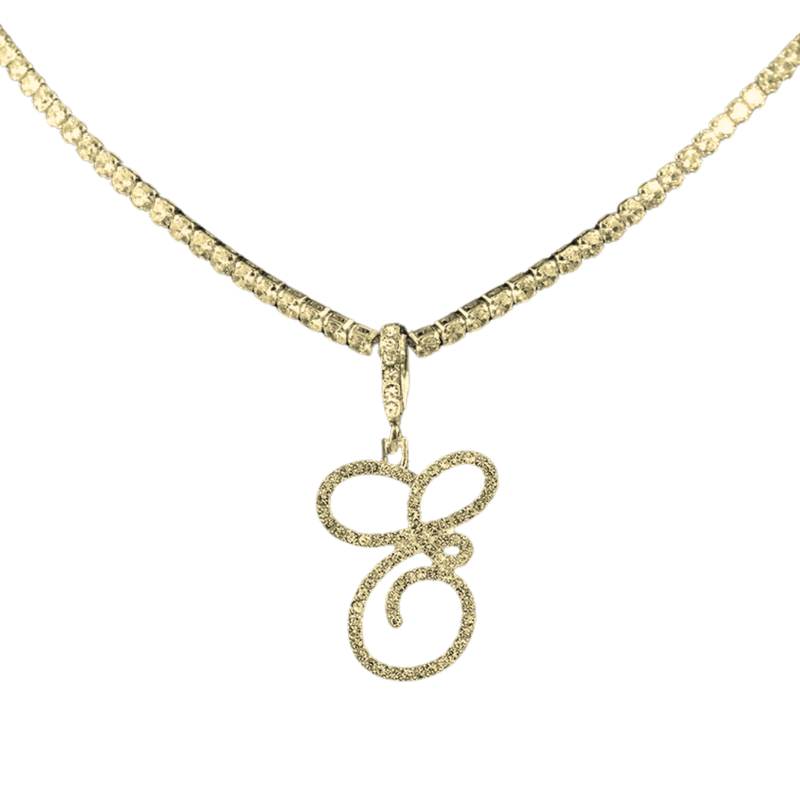 ICY INITIAL NECKLACE - Ermoleve