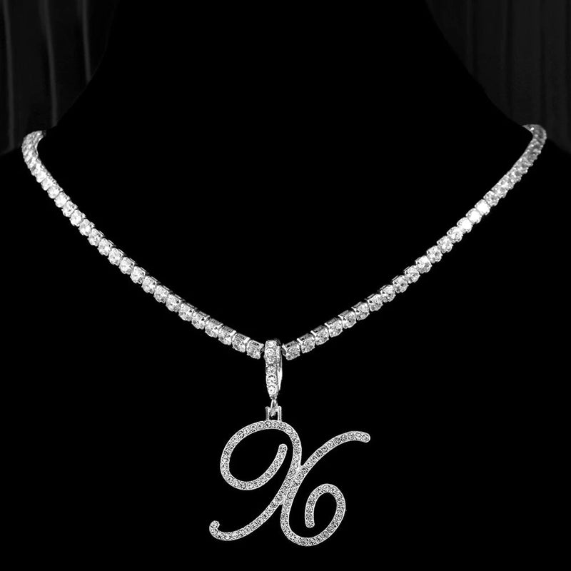 ICY INITIAL NECKLACE - Ermoleve
