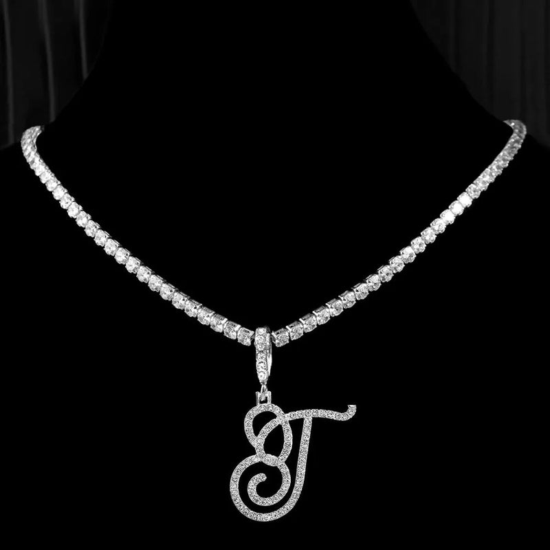 ICY INITIAL NECKLACE - Ermoleve