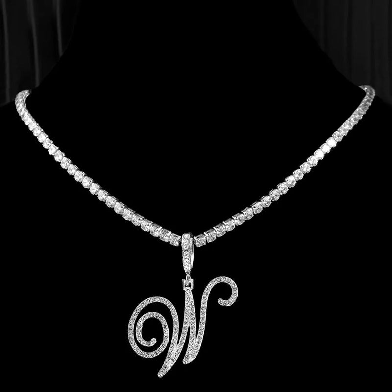 ICY INITIAL NECKLACE - Ermoleve