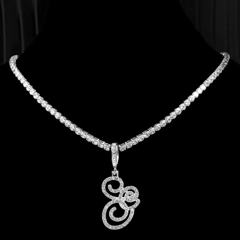 ICY INITIAL NECKLACE - Ermoleve