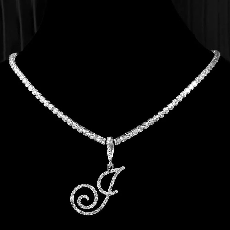 ICY INITIAL NECKLACE - Ermoleve