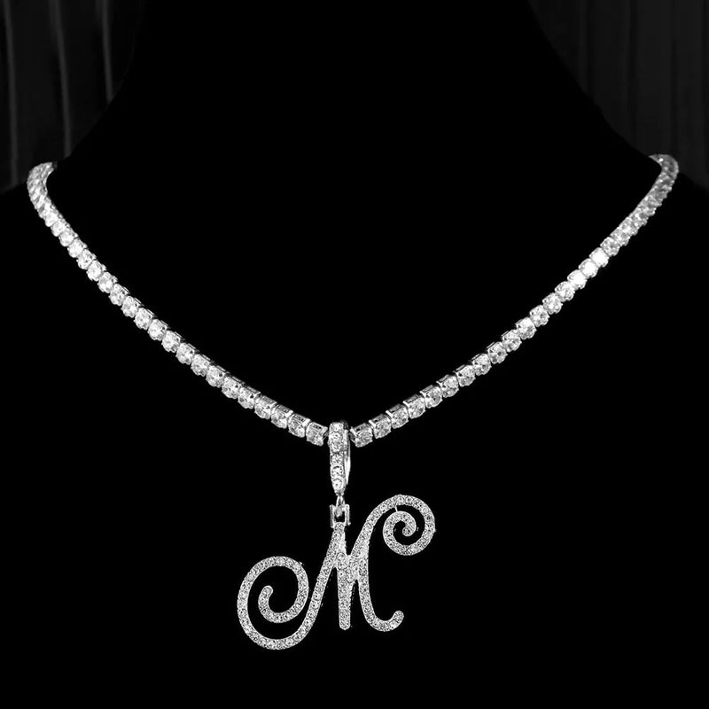 ICY INITIAL NECKLACE - Ermoleve