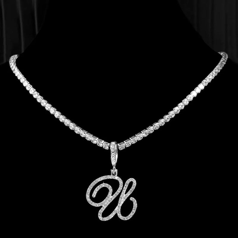 ICY INITIAL NECKLACE - Ermoleve