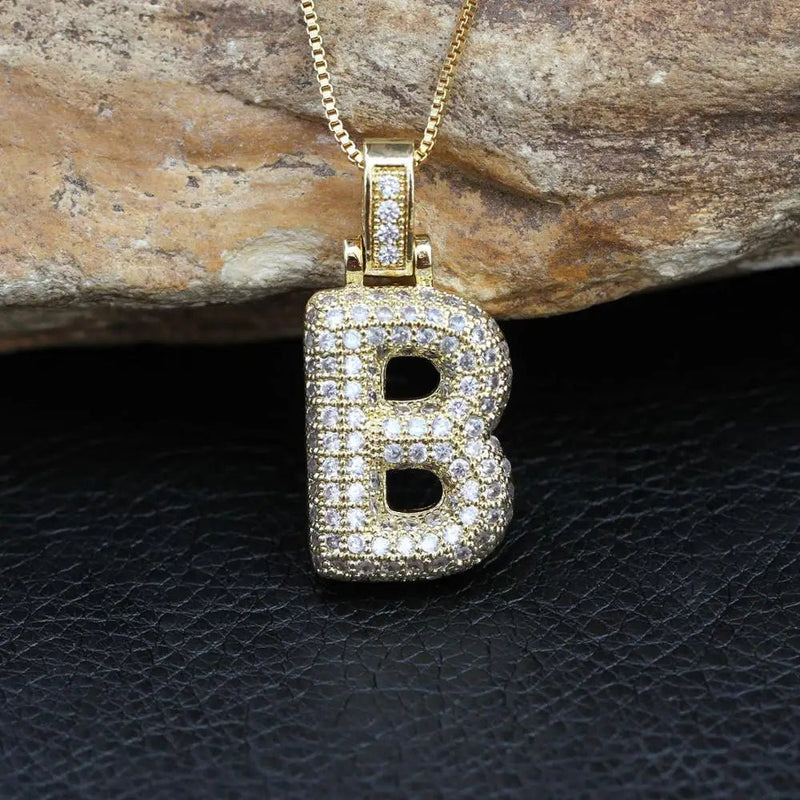 INITIAL BUBBLE NECKLACE - Ermoleve