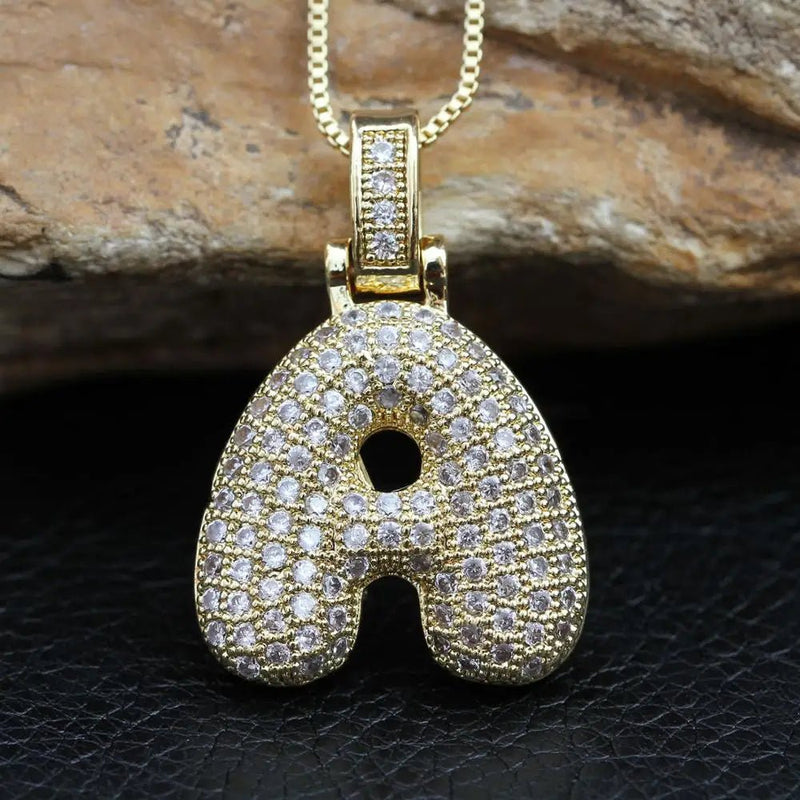 INITIAL BUBBLE NECKLACE - Ermoleve