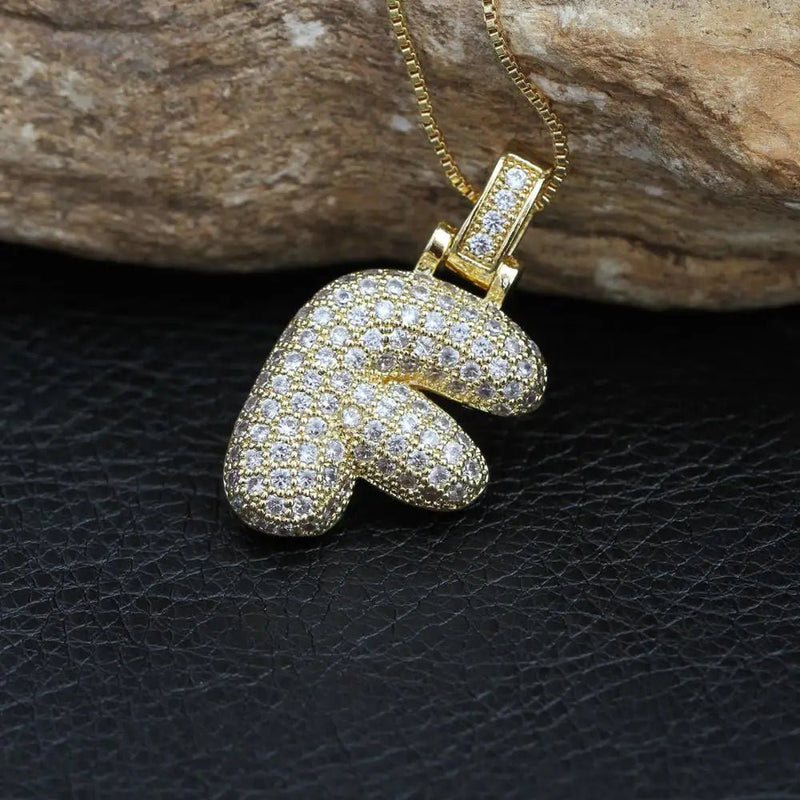 INITIAL BUBBLE NECKLACE - Ermoleve