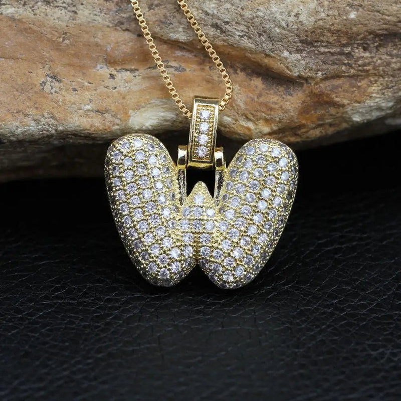 INITIAL BUBBLE NECKLACE - Ermoleve