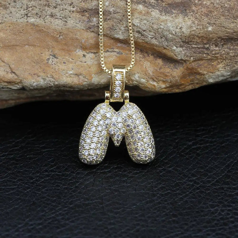INITIAL BUBBLE NECKLACE - Ermoleve